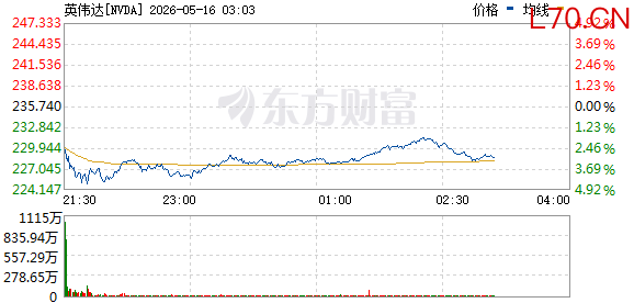 英伟达连涨7日续刷新高 总市值达5.6万亿美元