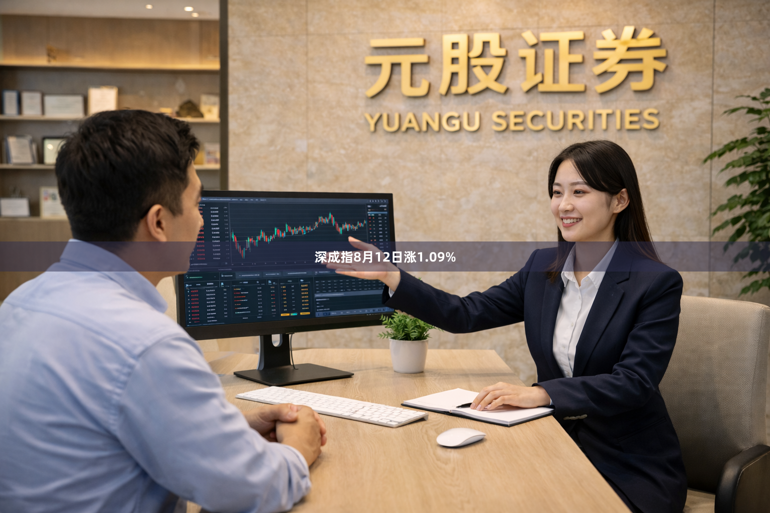 深成指8月12日涨1.09%