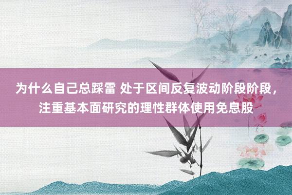 为什么自己总踩雷 处于区间反复波动阶段阶段，注重基本面研究的理性群体使用免息股
