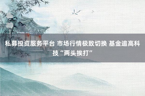 私募投资服务平台 市场行情极致切换 基金追高科技“两头挨打”